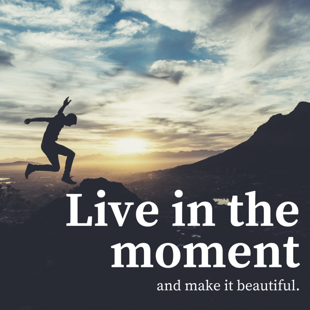 Live Life Inspirational Quote Instagram Post